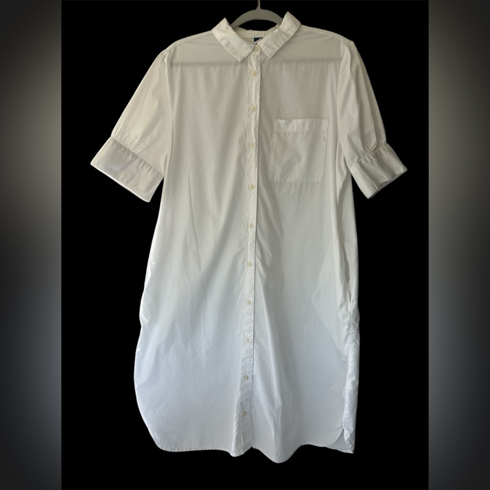 Old Navy Classic White Shirt Dress